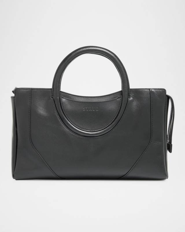 Maude Mini Leather Satchel Shoulder Bag